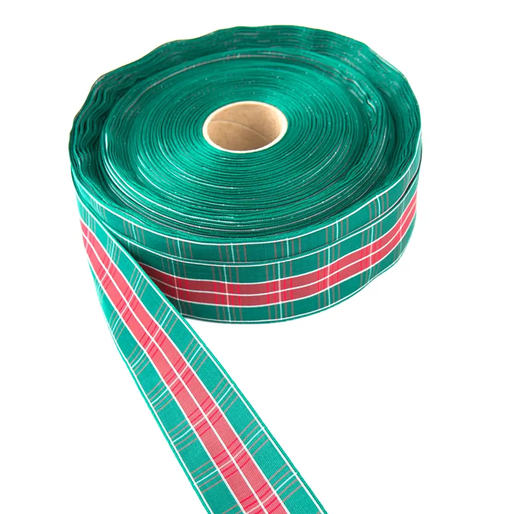 St Davids Tartan Polyester Ribbon